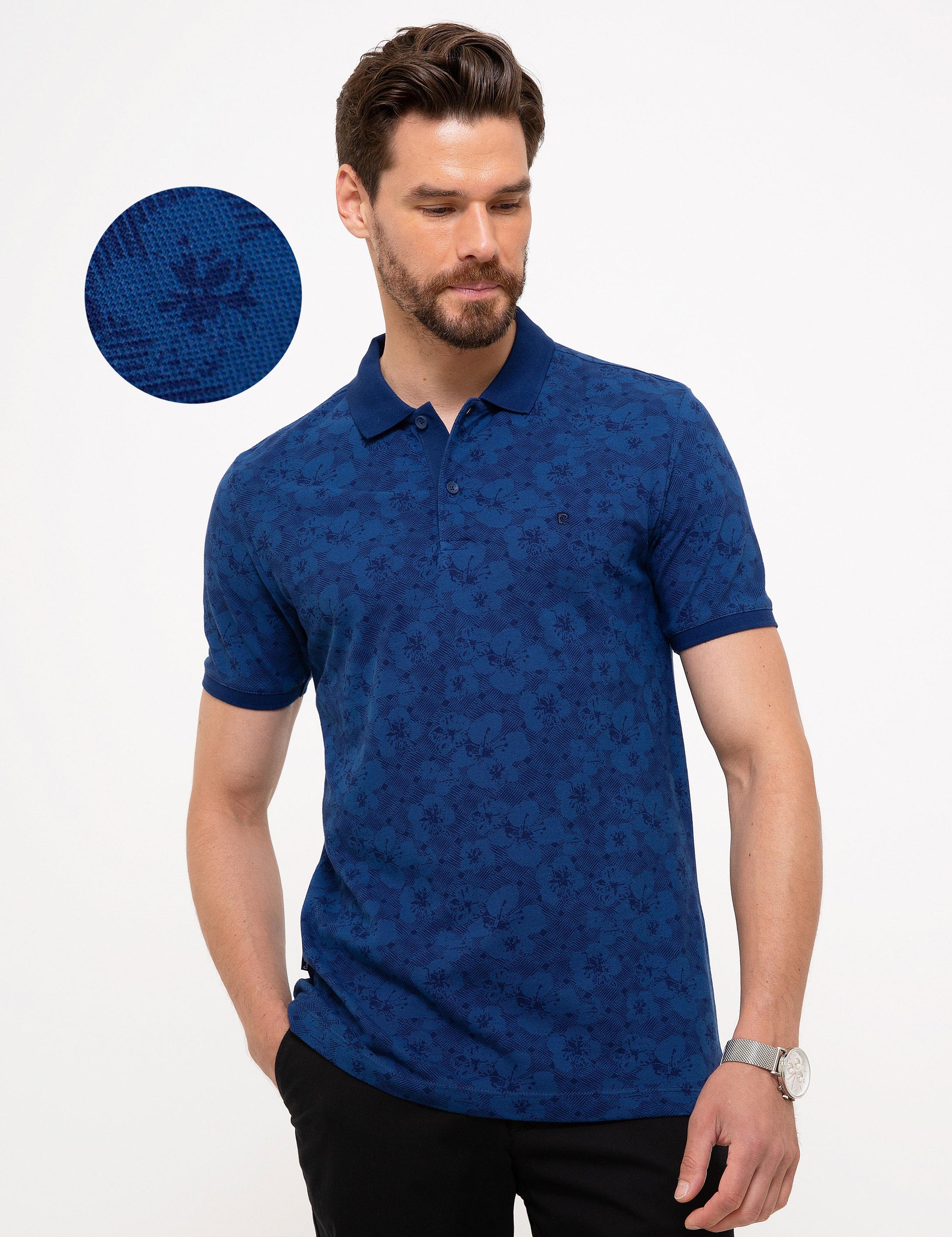 Lacivert Slim Fit Polo Yaka Tişört