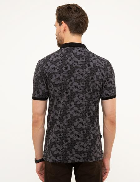 Siyah Slim Fit Polo Yaka T-Shirt - 50200821021