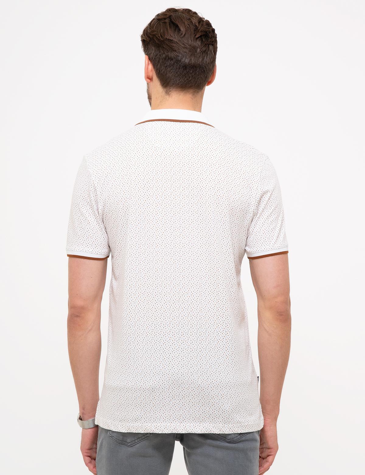 Beyaz Regular Fit Polo Yaka T-Shirt - 50200823001