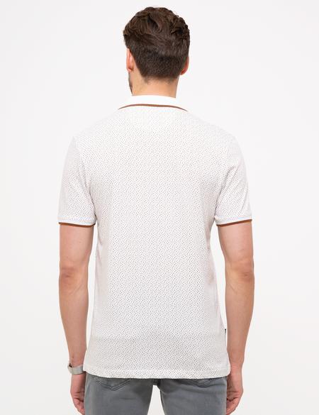 Beyaz Regular Fit Polo Yaka T-Shirt - 50200823001