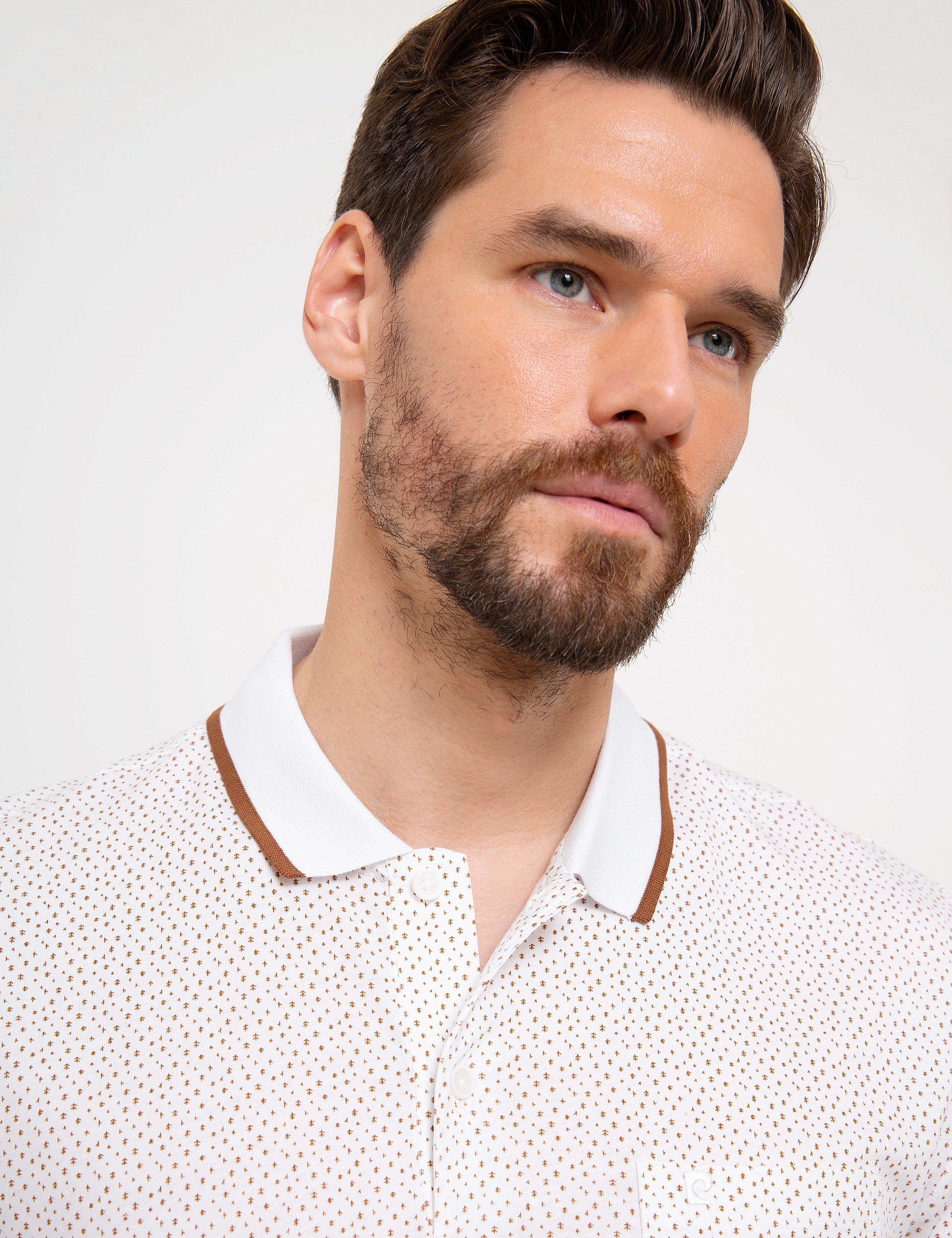 Beyaz Regular Fit Polo Yaka T-Shirt