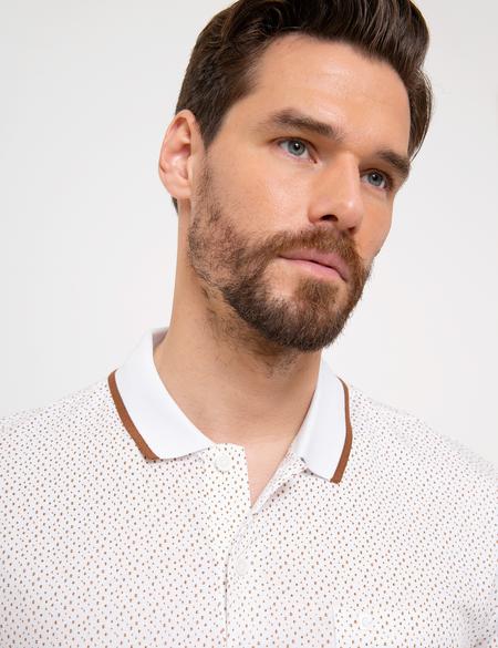 Beyaz Regular Fit Polo Yaka T-Shirt - 50200823001
