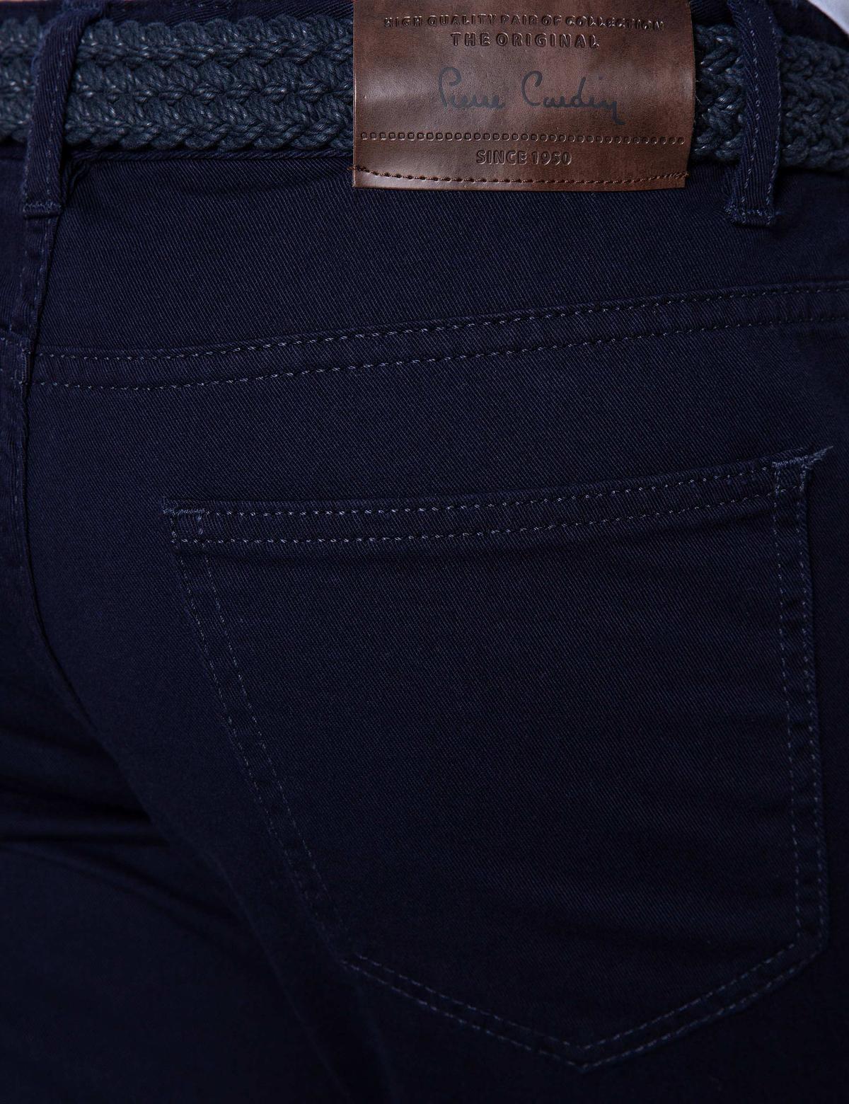 Lacivert Slim Fit Kanvas Pantolon - 50200824003