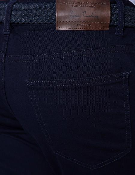 Lacivert Slim Fit Kanvas Pantolon - 50200824003