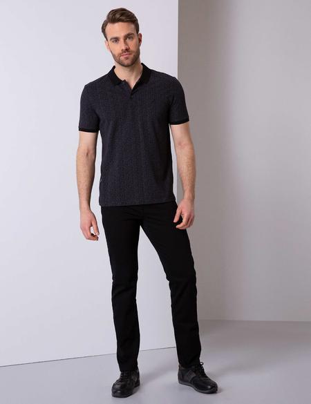 Siyah Slim Fit Chino Pantolon - 50200824032