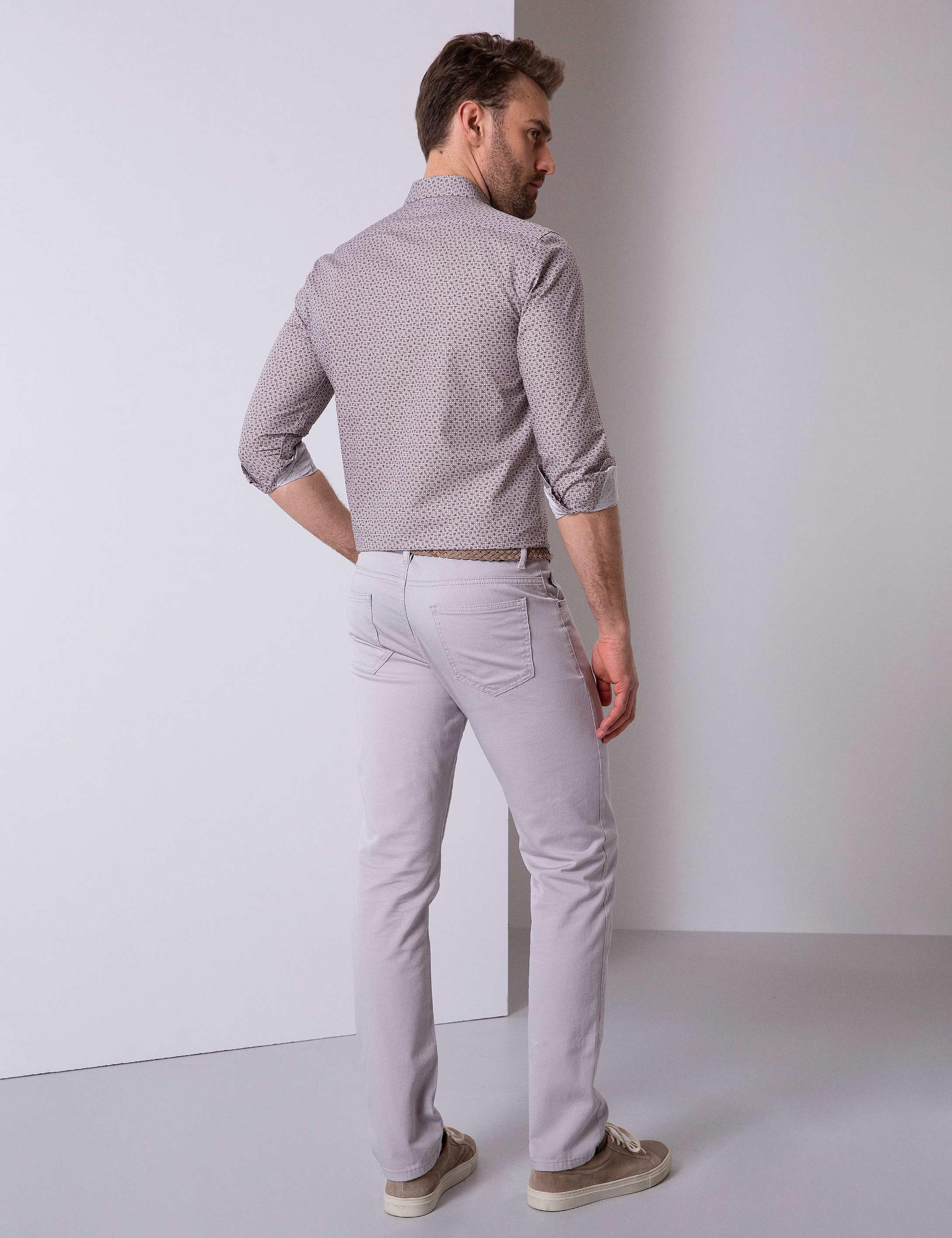 Taş Slim Fit Kanvas Pantolon