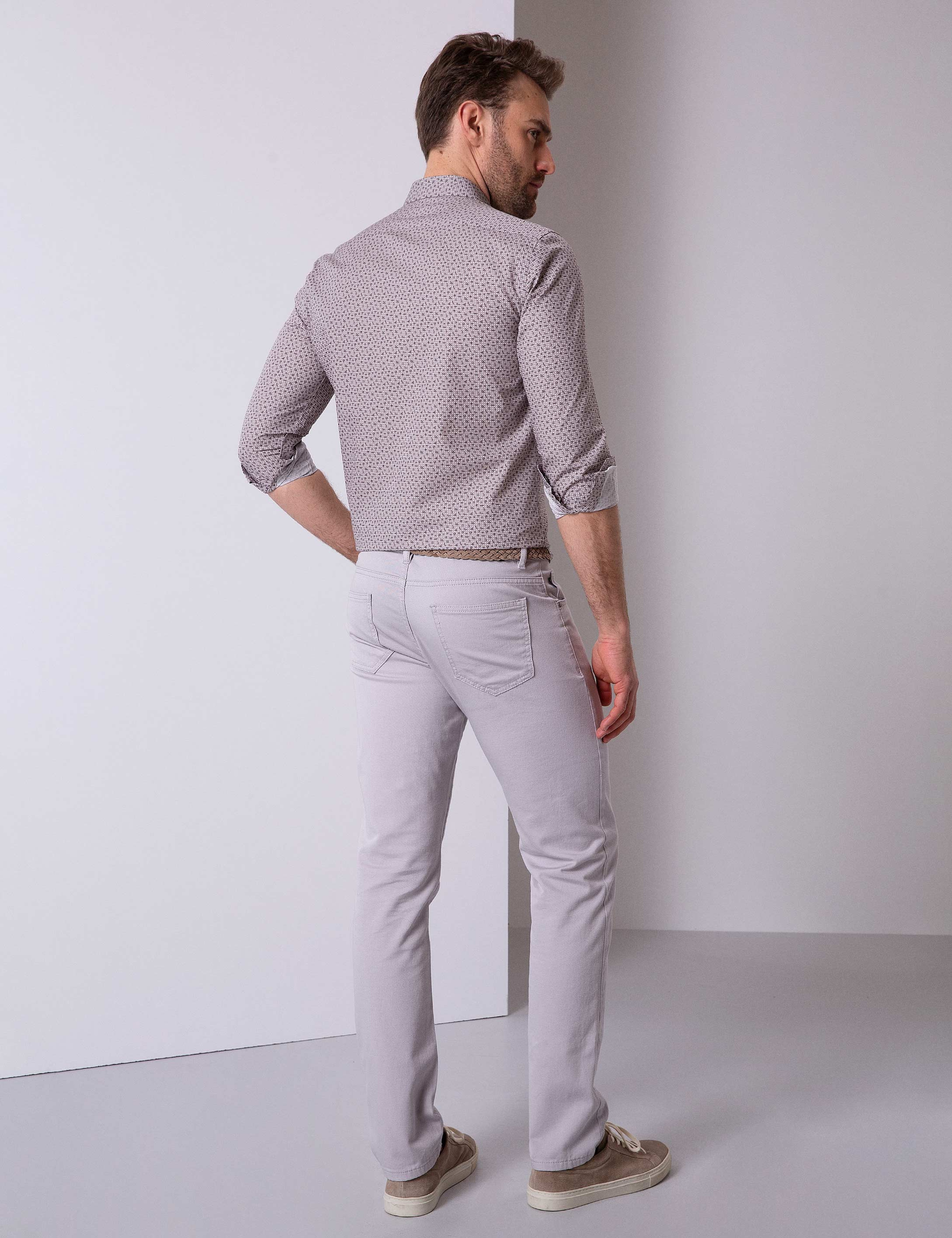 Taş Slim Fit Kanvas Pantolon - Image 3