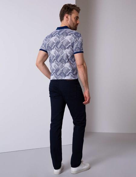 Lacivert Slim Fit Chino Pantolon - 50200825004