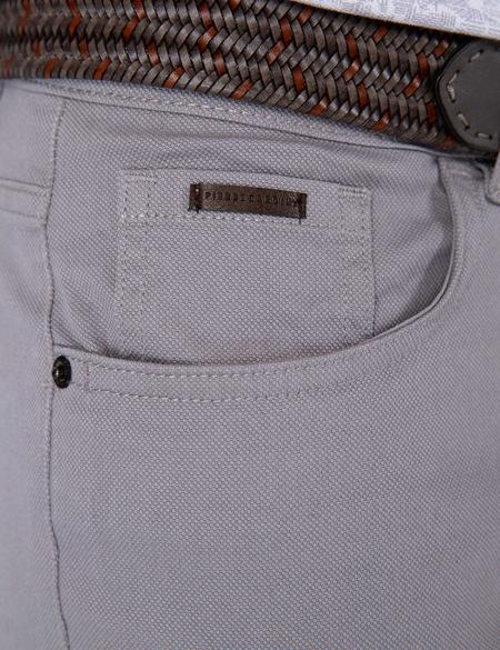 Gri Slim Fit Kanvas Pantolon - 50200825025