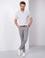 Gri Slim Fit Kanvas Pantolon