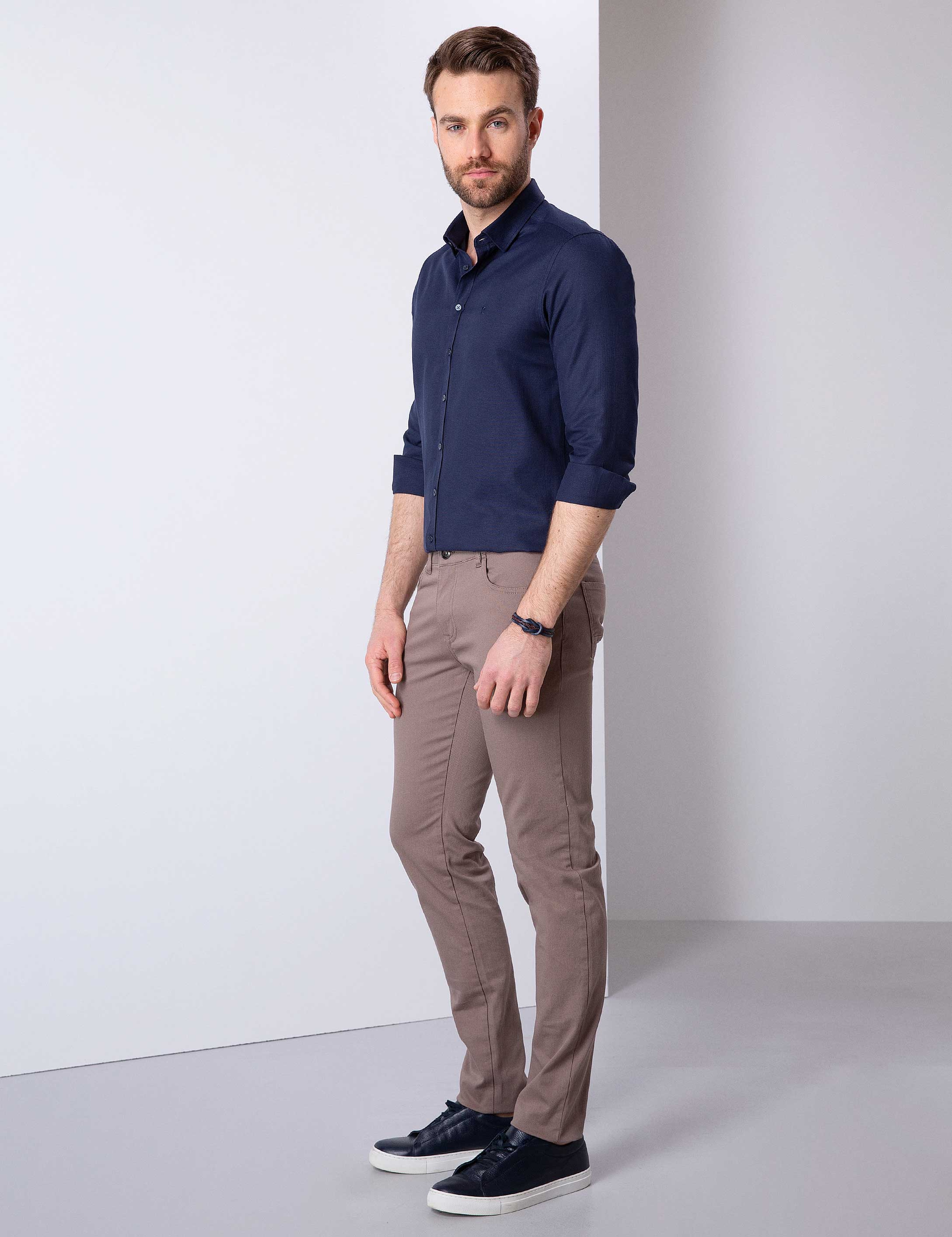 Vizon Slim Fit Chino Pantolon - Image 2