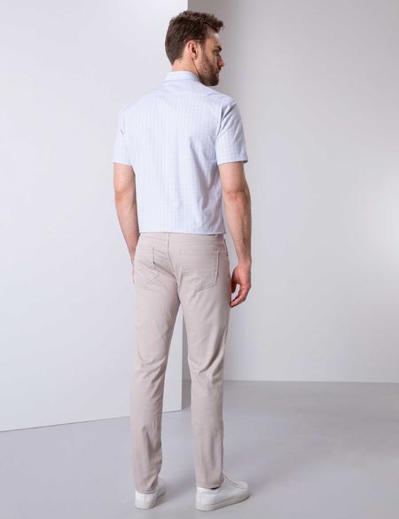 Bej Slim Fit Kanvas Pantolon - 50200825124