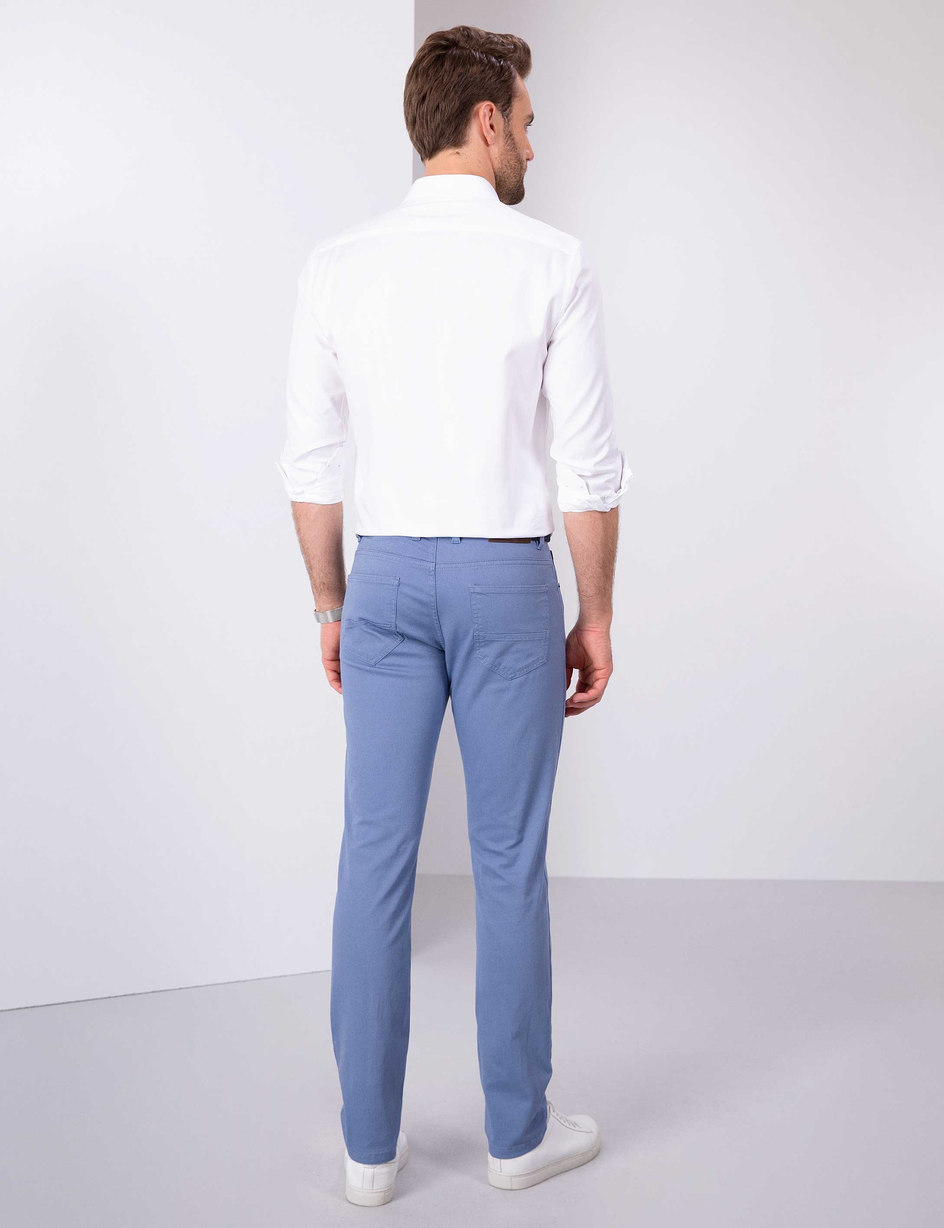 Mavi Slim Fit Kanvas Pantolon