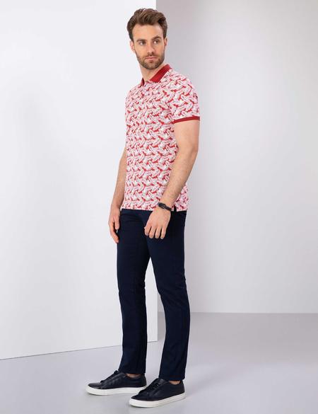 Lacivert Slim Fit Chino Pantolon - 50200826008