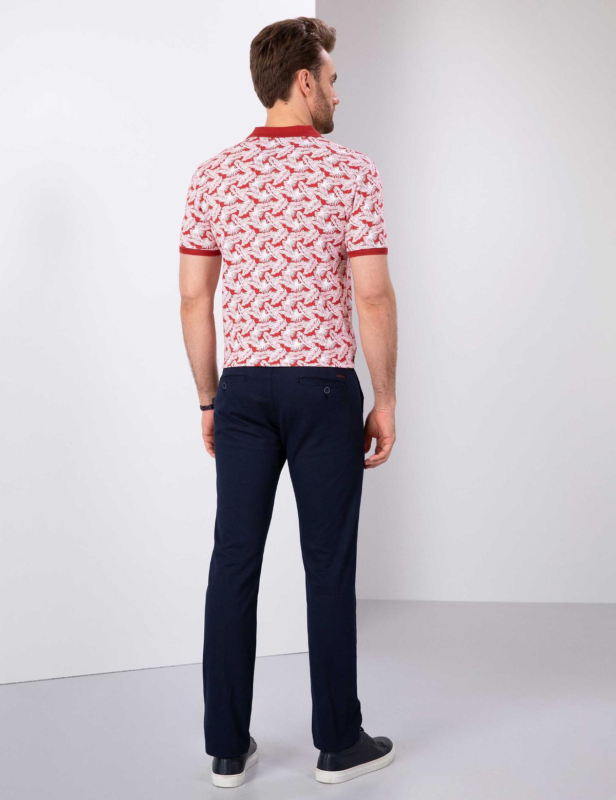 Lacivert Slim Fit Chino Pantolon - 50200826008