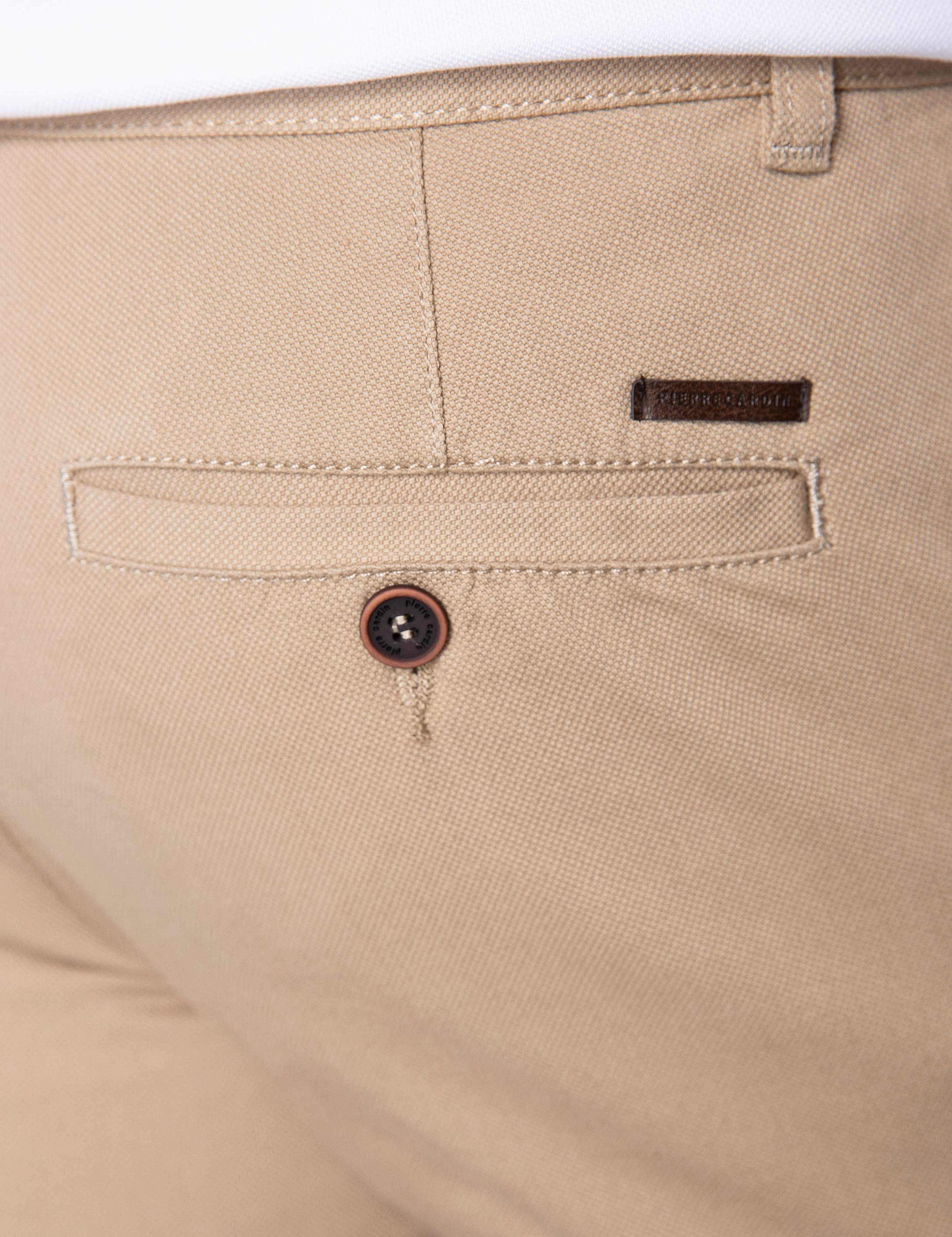 Camel Slim Fit Kanvas Pantolon - Image 4