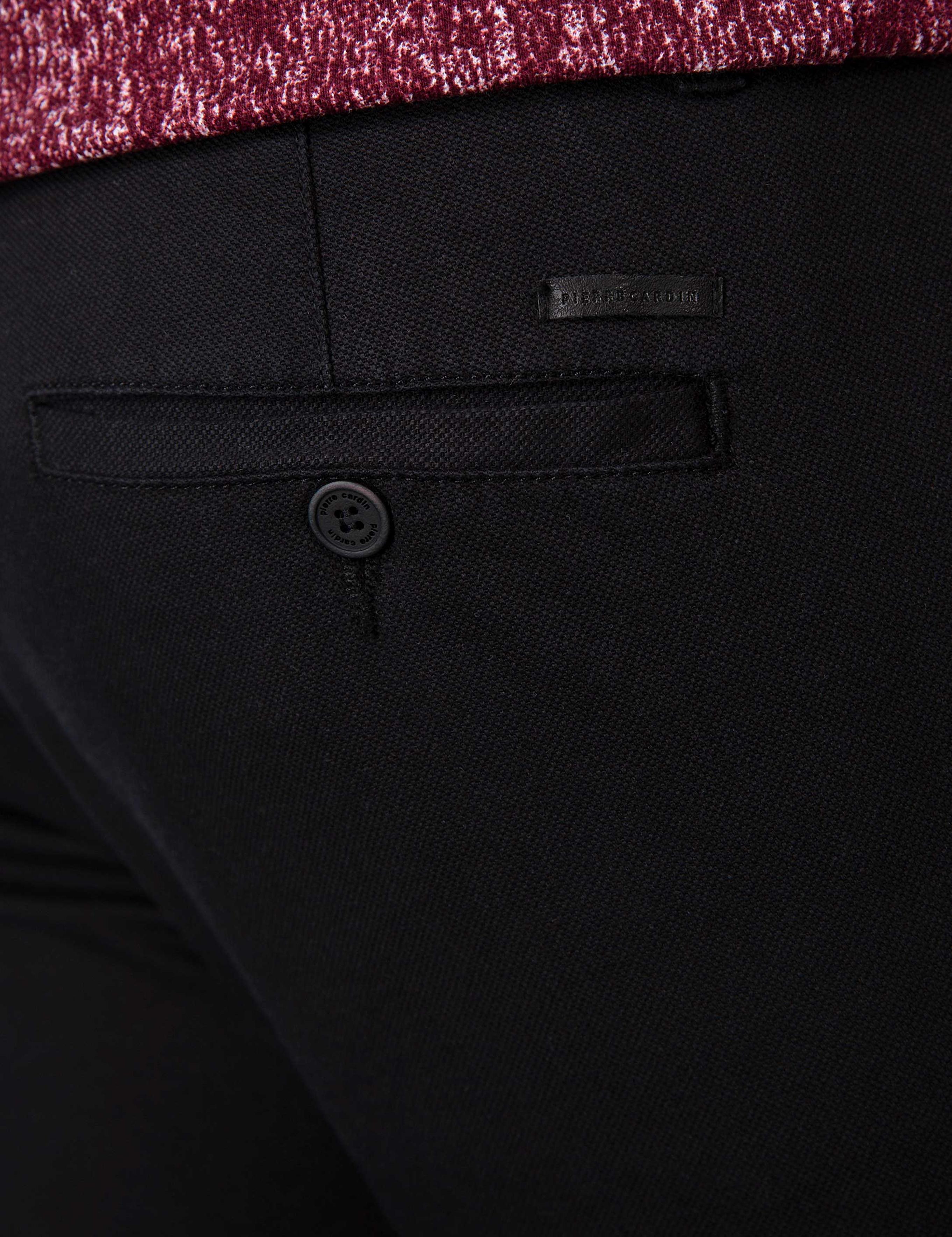 Siyah Slim Fit Chino Pantolon