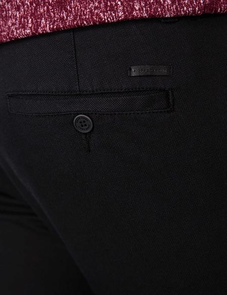 Siyah Slim Fit Chino Pantolon - 50200826053
