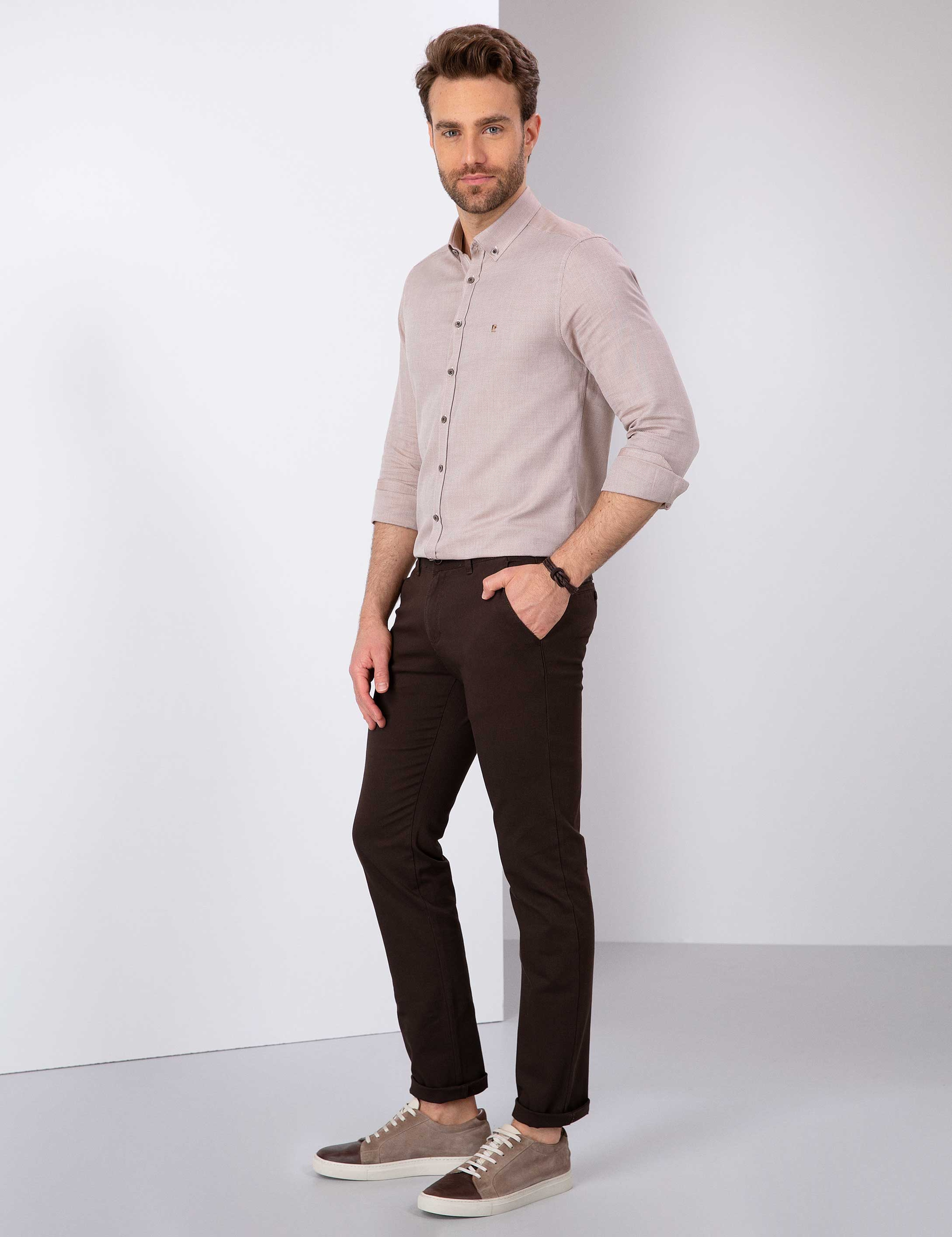 Kahverengi Chino Pantolon - Image 2