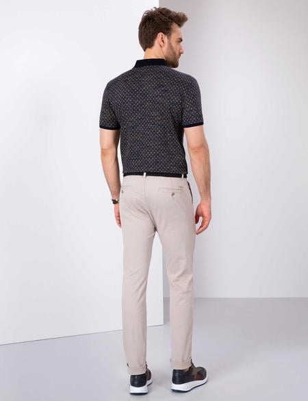 Bej Slim Fit Chino Pantolon - 50200826130