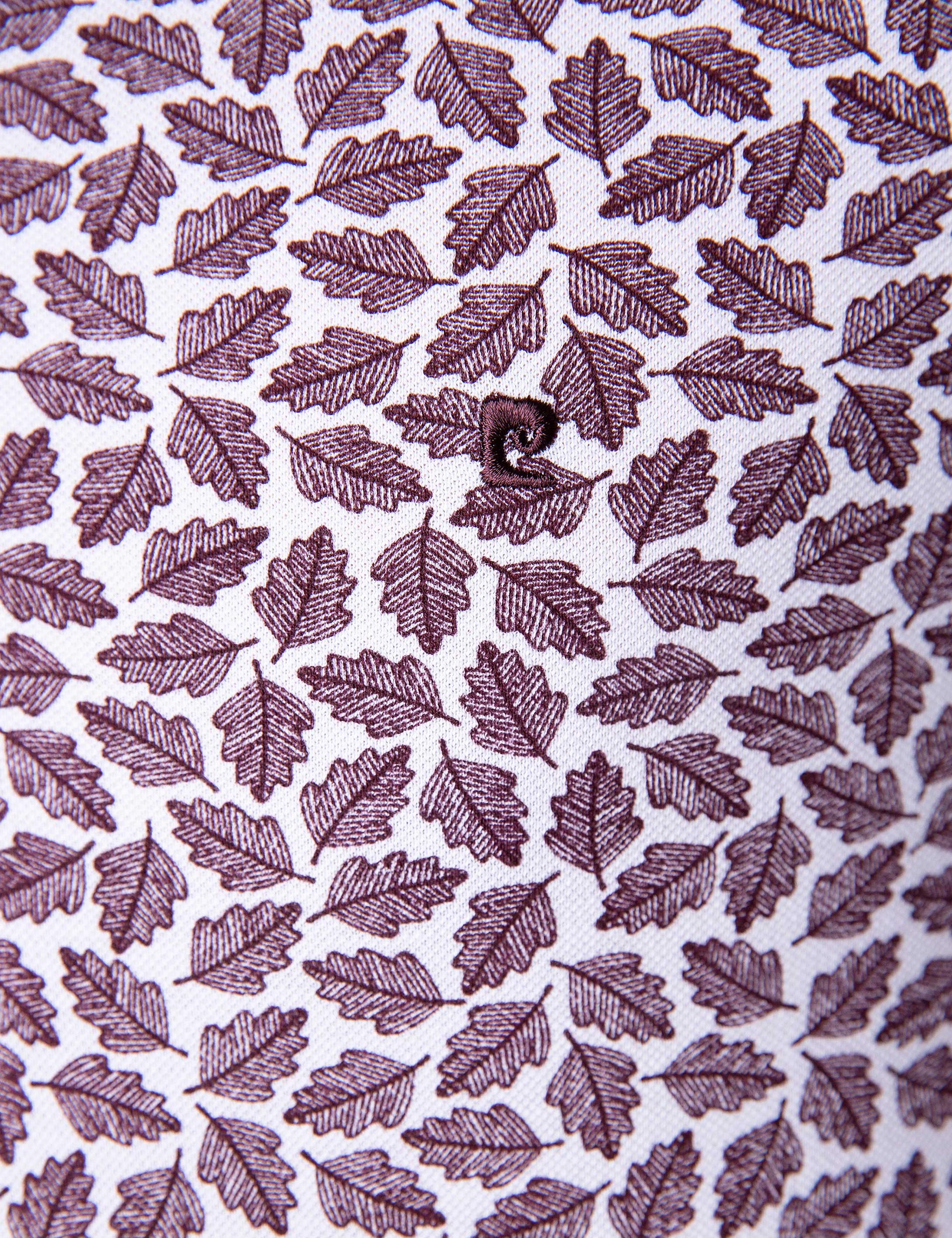 Bordo Slim Fit Polo Yaka T-Shirt