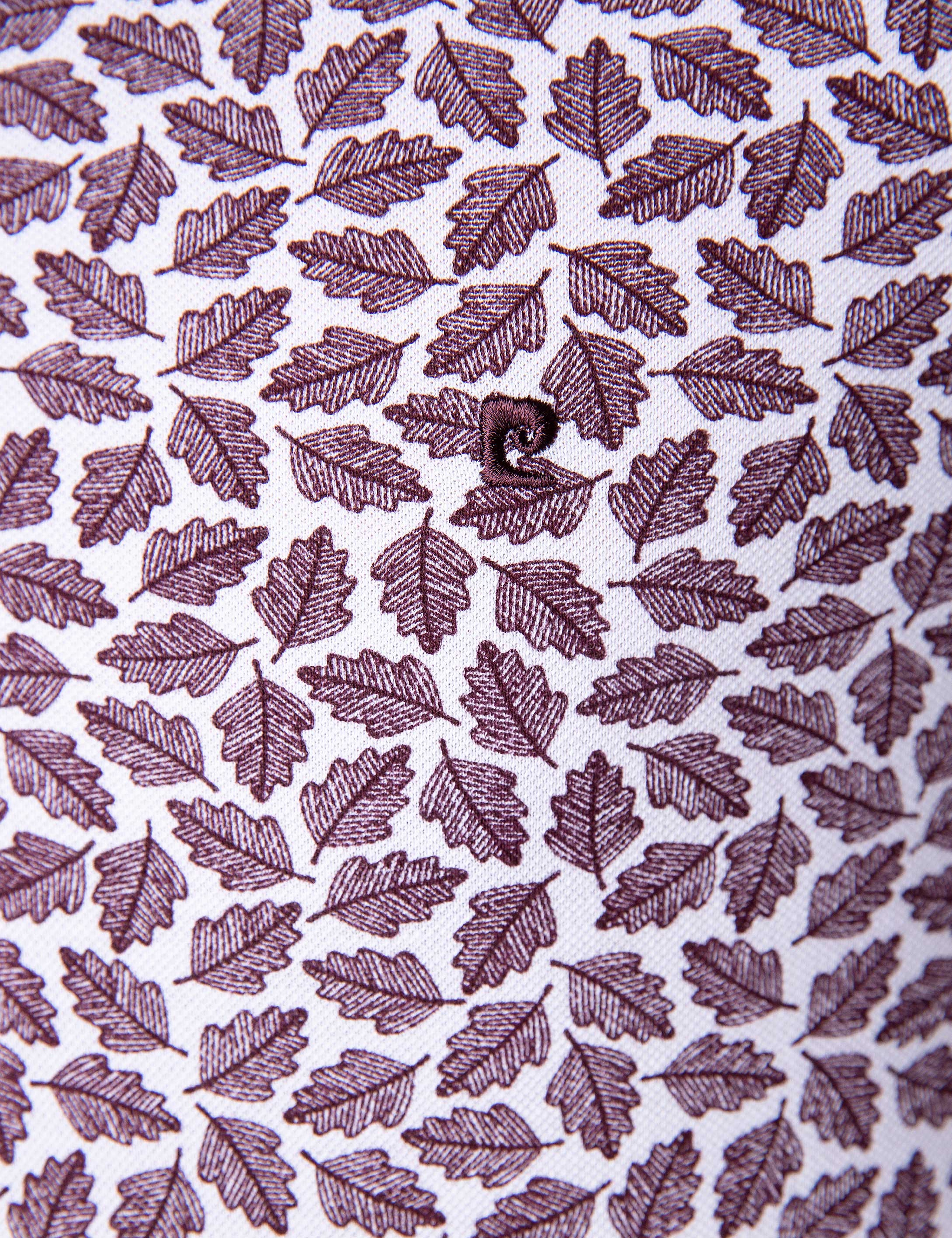 Bordo Slim Fit Polo Yaka T-Shirt - Image 4