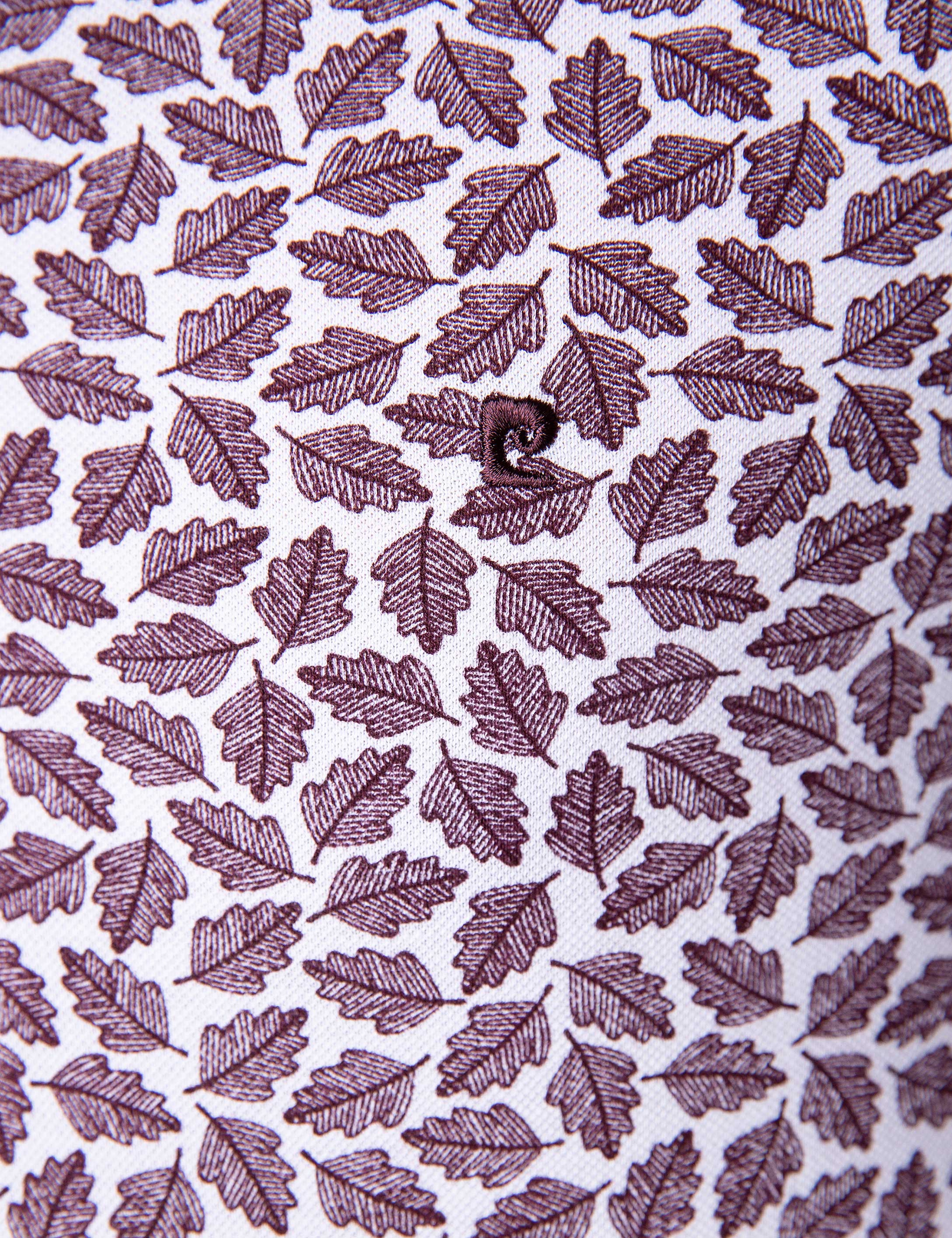 Bordo Slim Fit Polo Yaka T-Shirt