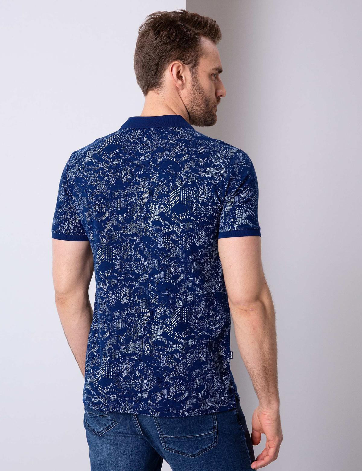 Lacivert Slim Fit Tişört - 50200831010