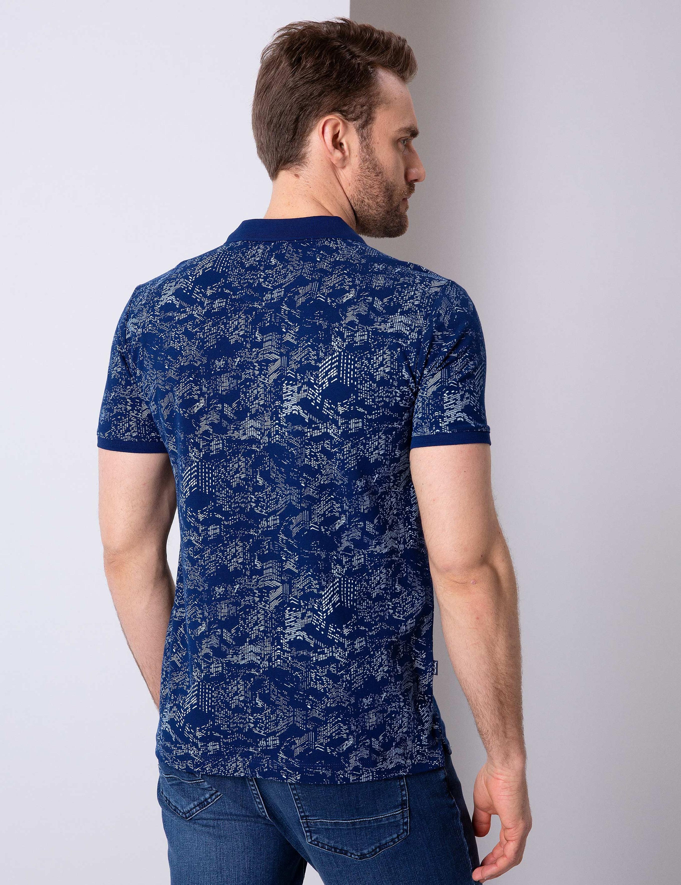 Lacivert Slim Fit Tişört