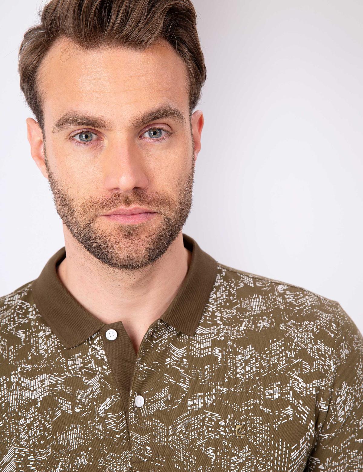 Haki Slim Fit Polo Yaka T-Shirt - 50200831019