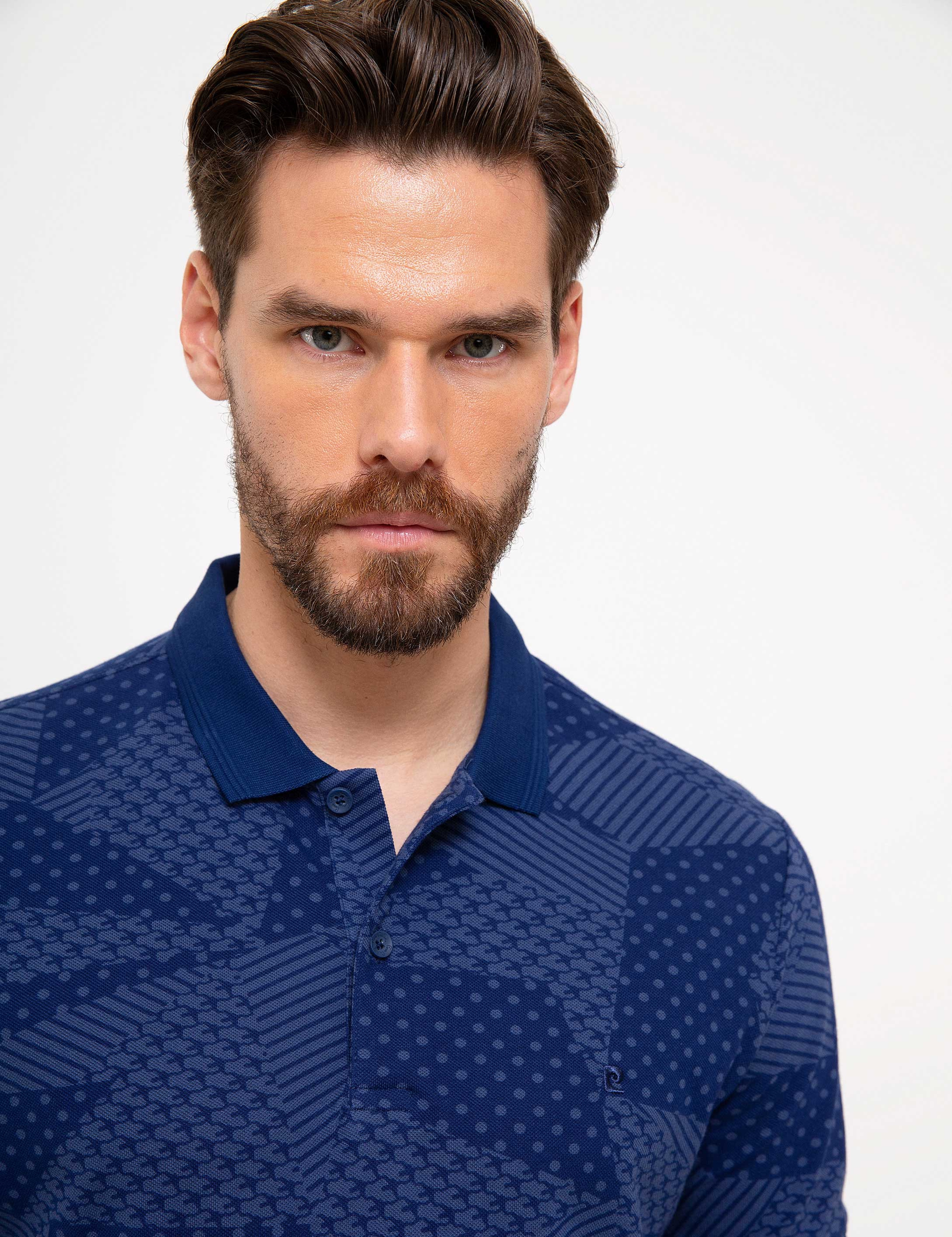 İndigo Slim Fit Polo Yaka Tişört - Image 2
