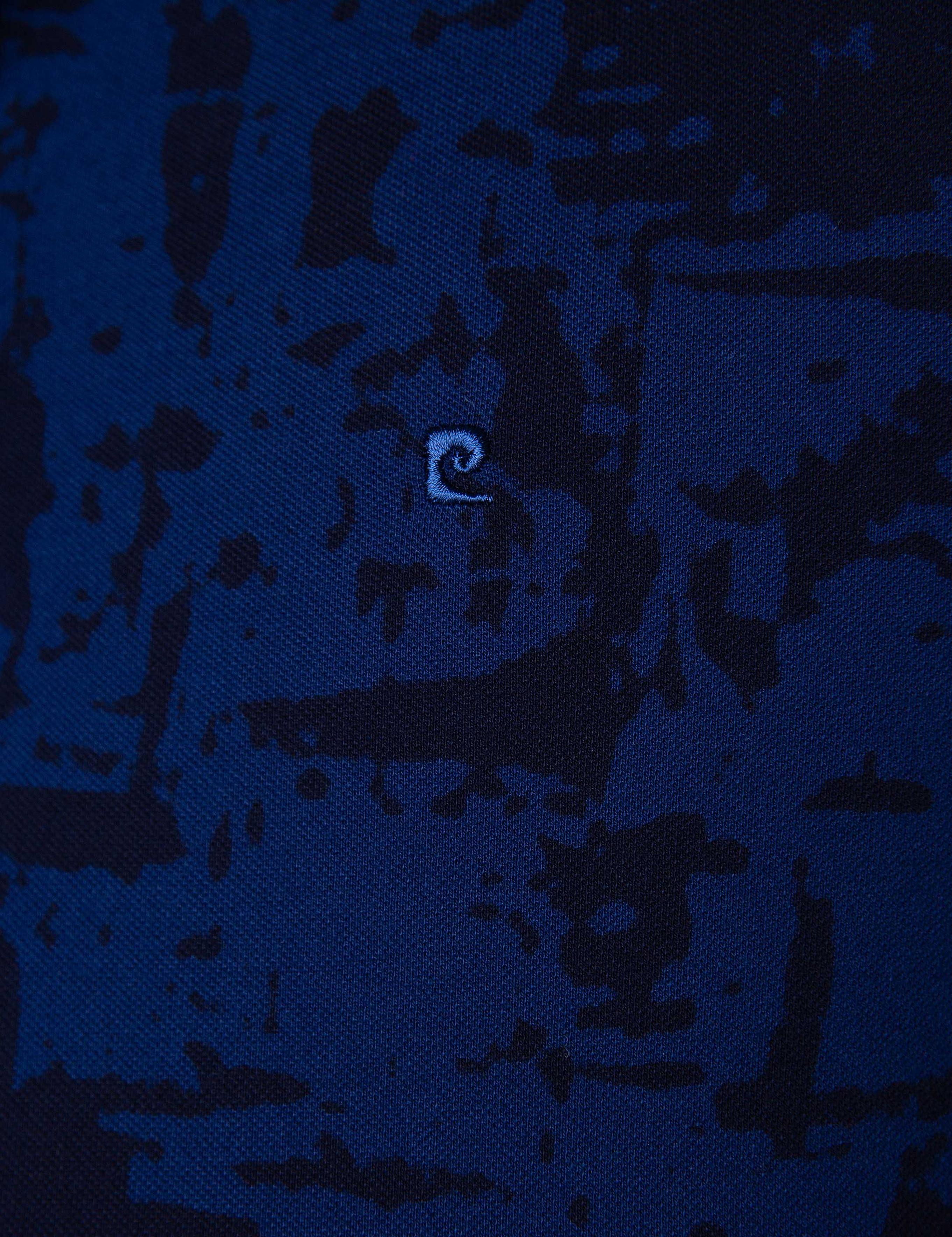 Lacivert Slim Fit Polo Yaka T-Shirt