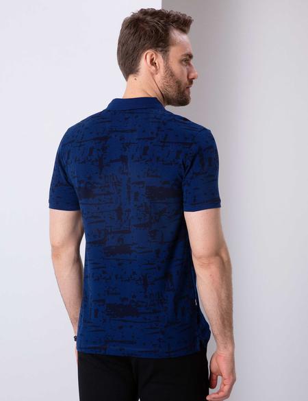 Lacivert Slim Fit Polo Yaka T-Shirt - 50200833010