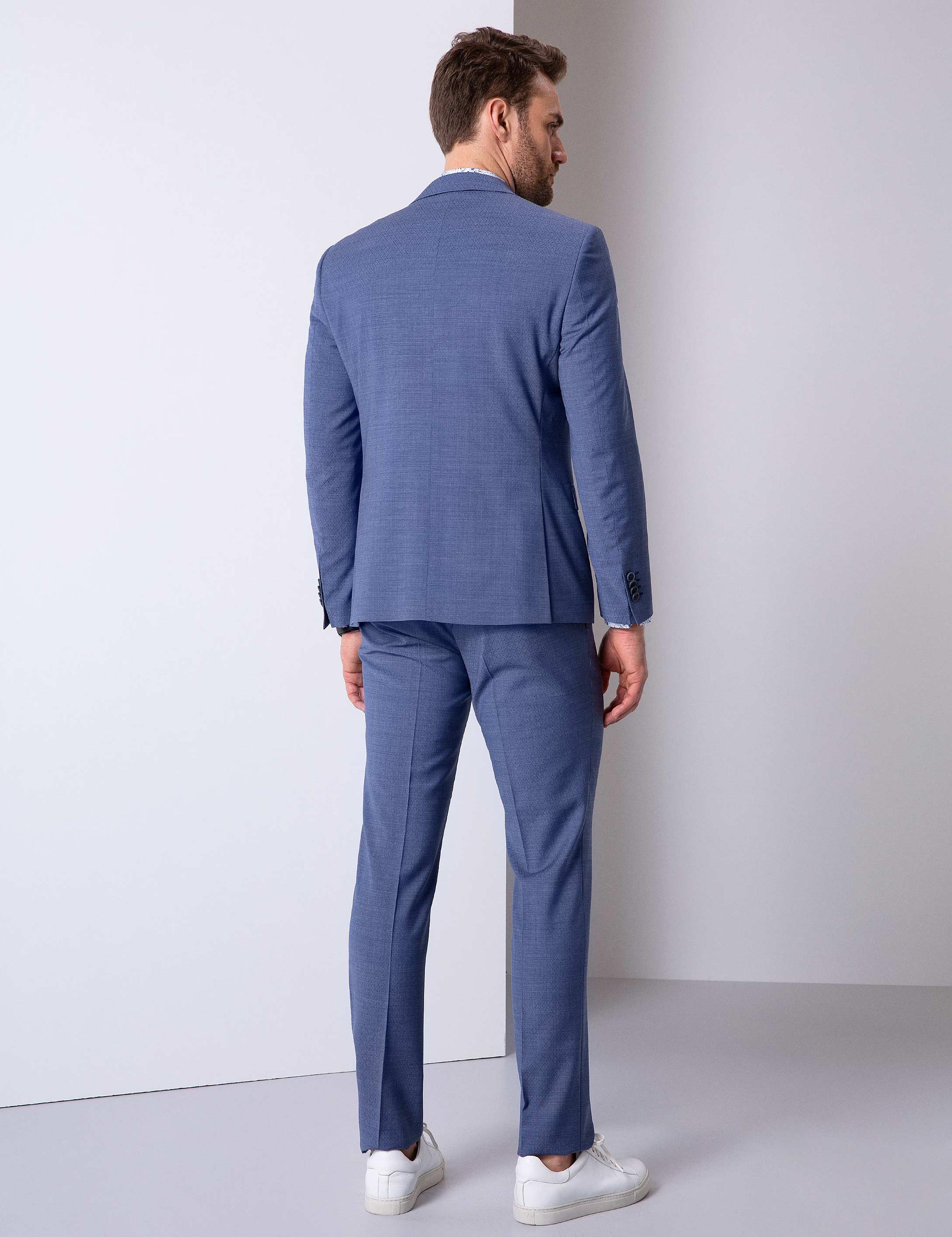 Indıgo Slim Fit Takım Elbise