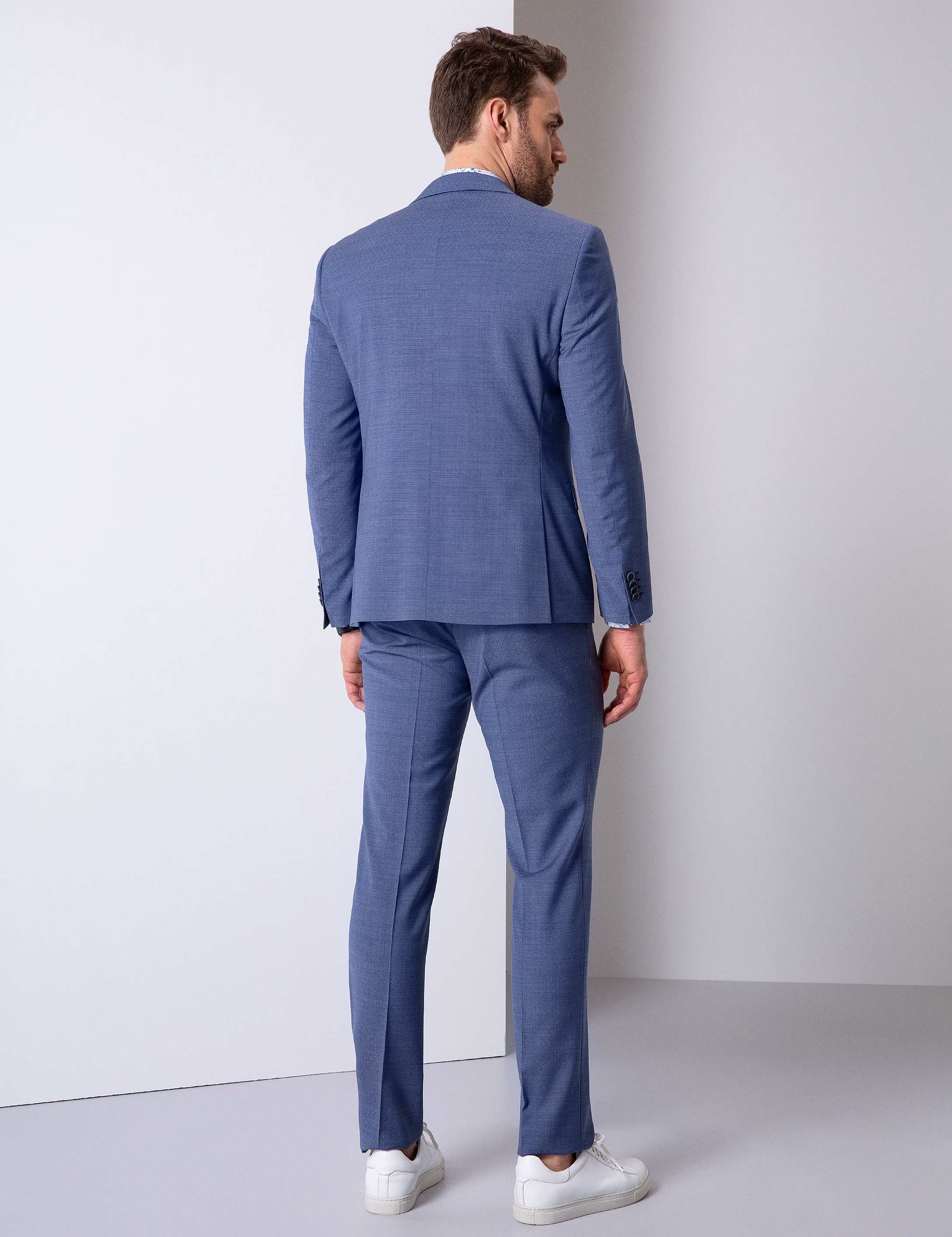 Indıgo Slim Fit Takım Elbise - Image 3