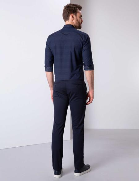 Lacivert Slim Fit Chino Pantolon - 50200872008