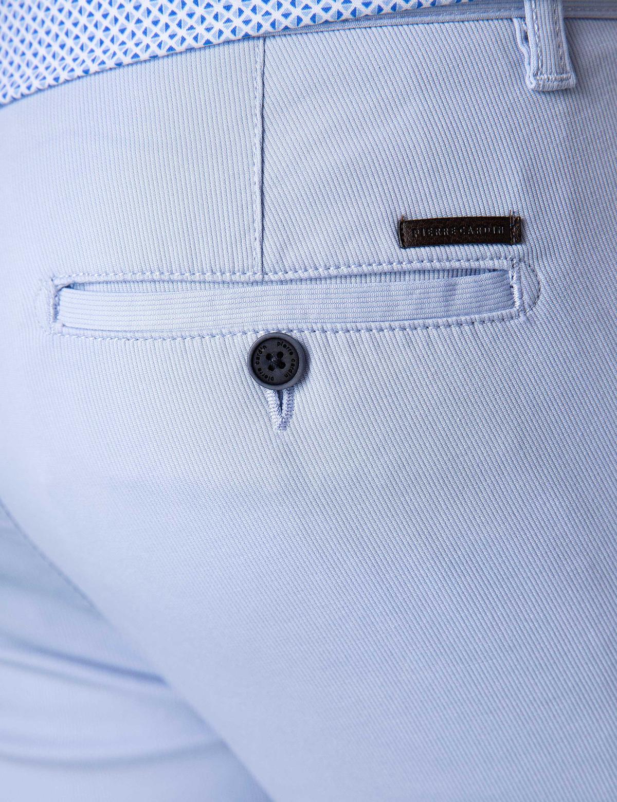 Açık Mavi Slim Fit Kanvas Pantolon - 50200872016