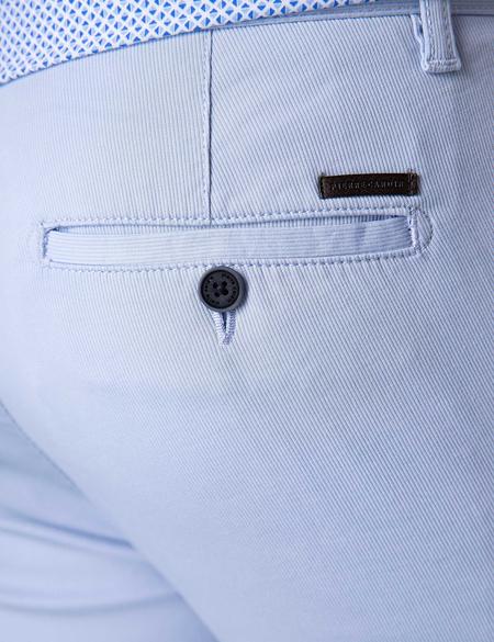 Açık Mavi Slim Fit Kanvas Pantolon - 50200872016