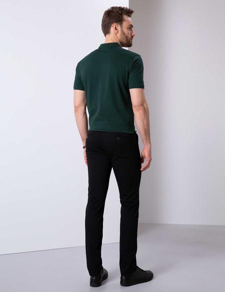 Siyah Slim Fit Chino Pantolon - 50200872060