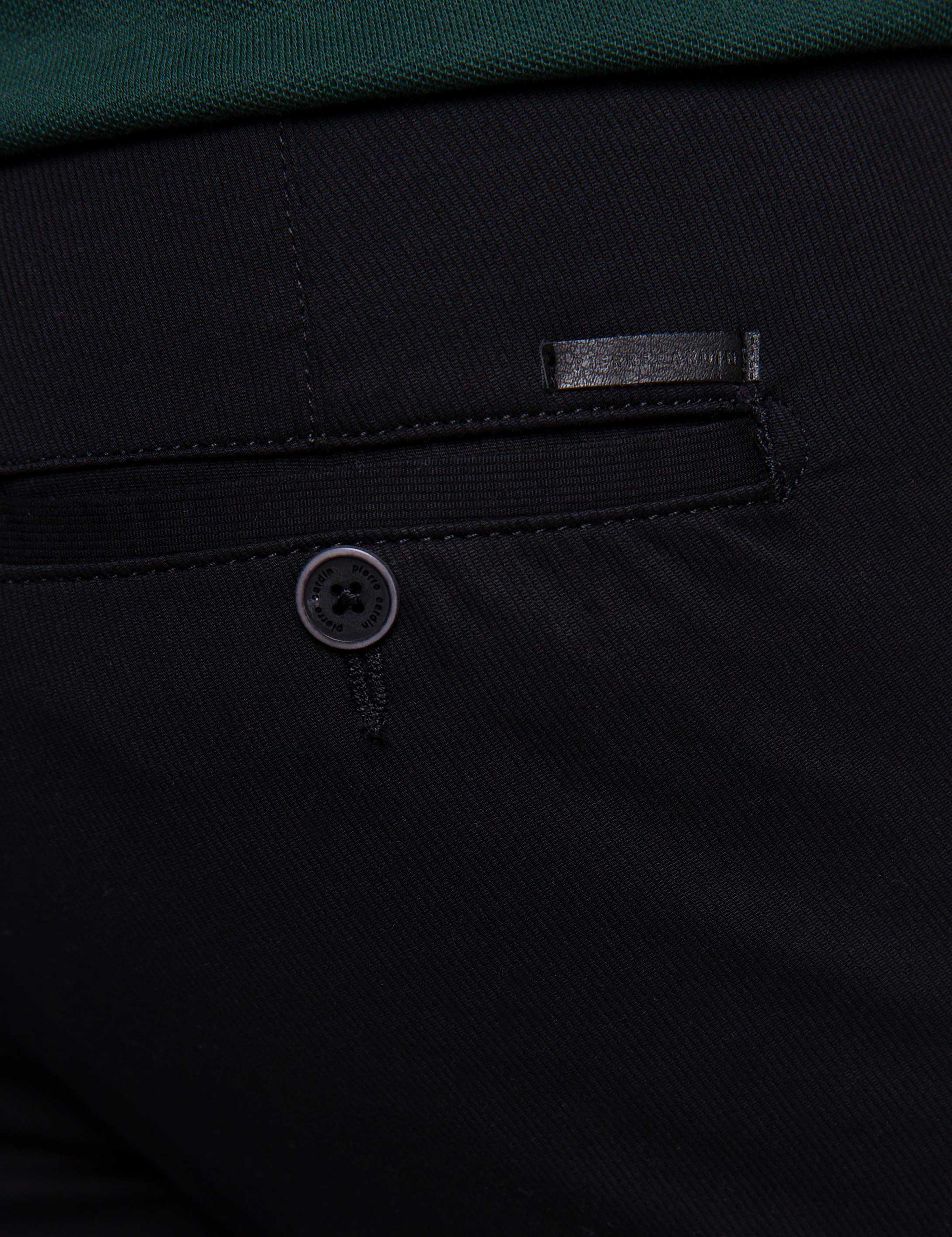 Siyah Slim Fit Chino Pantolon