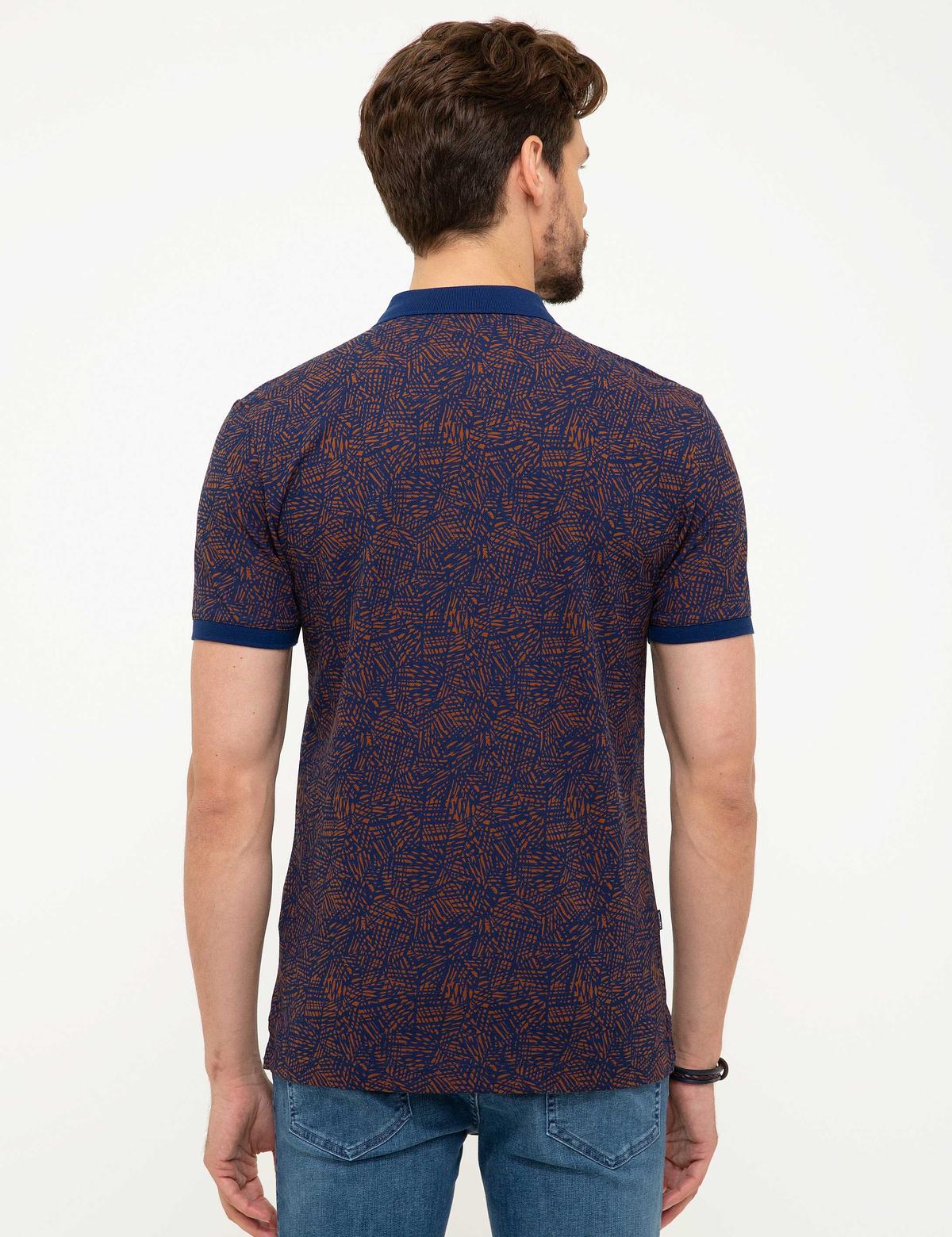 Lacivert Slim Fit Polo Yaka T-Shirt - 50200882034