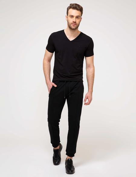 Siyah Standart Fit Eşofman Altı - 50200903014