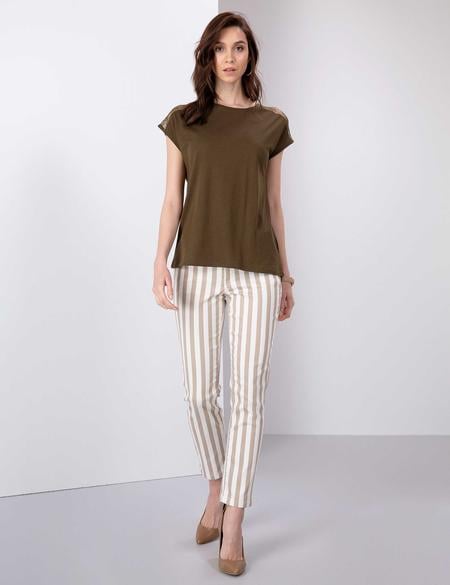 Kahverengi Slim Fit Denim Pantolon - 50201149034