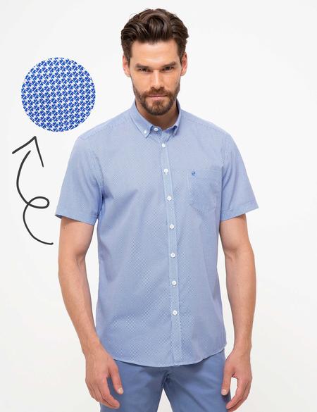 Mavi Regular Fit Kısa Kollu Gömlek - 50201176007