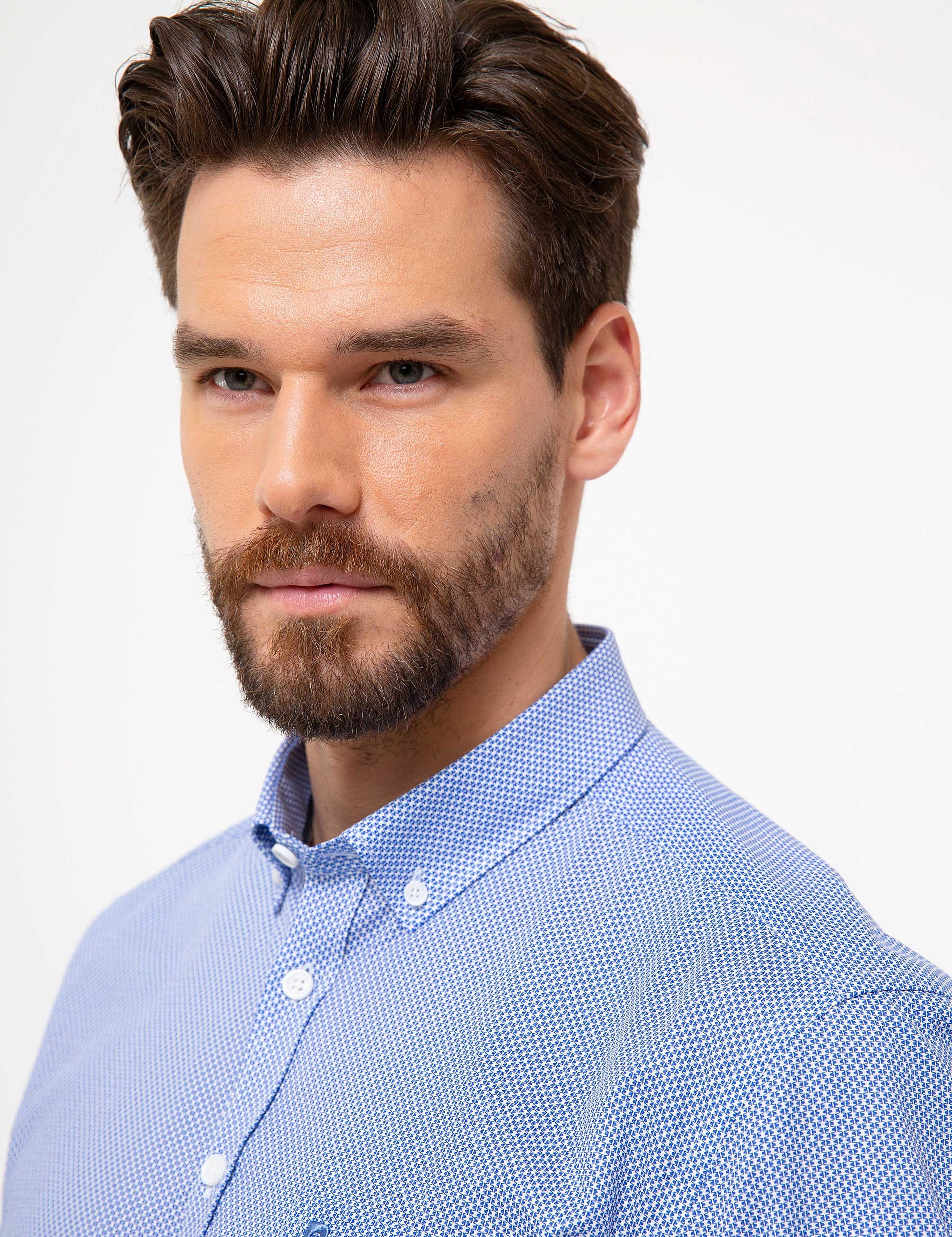 Mavi Regular Fit Kısa Kollu Gömlek