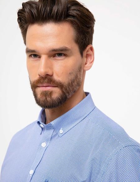 Mavi Regular Fit Kısa Kollu Gömlek - 50201176007