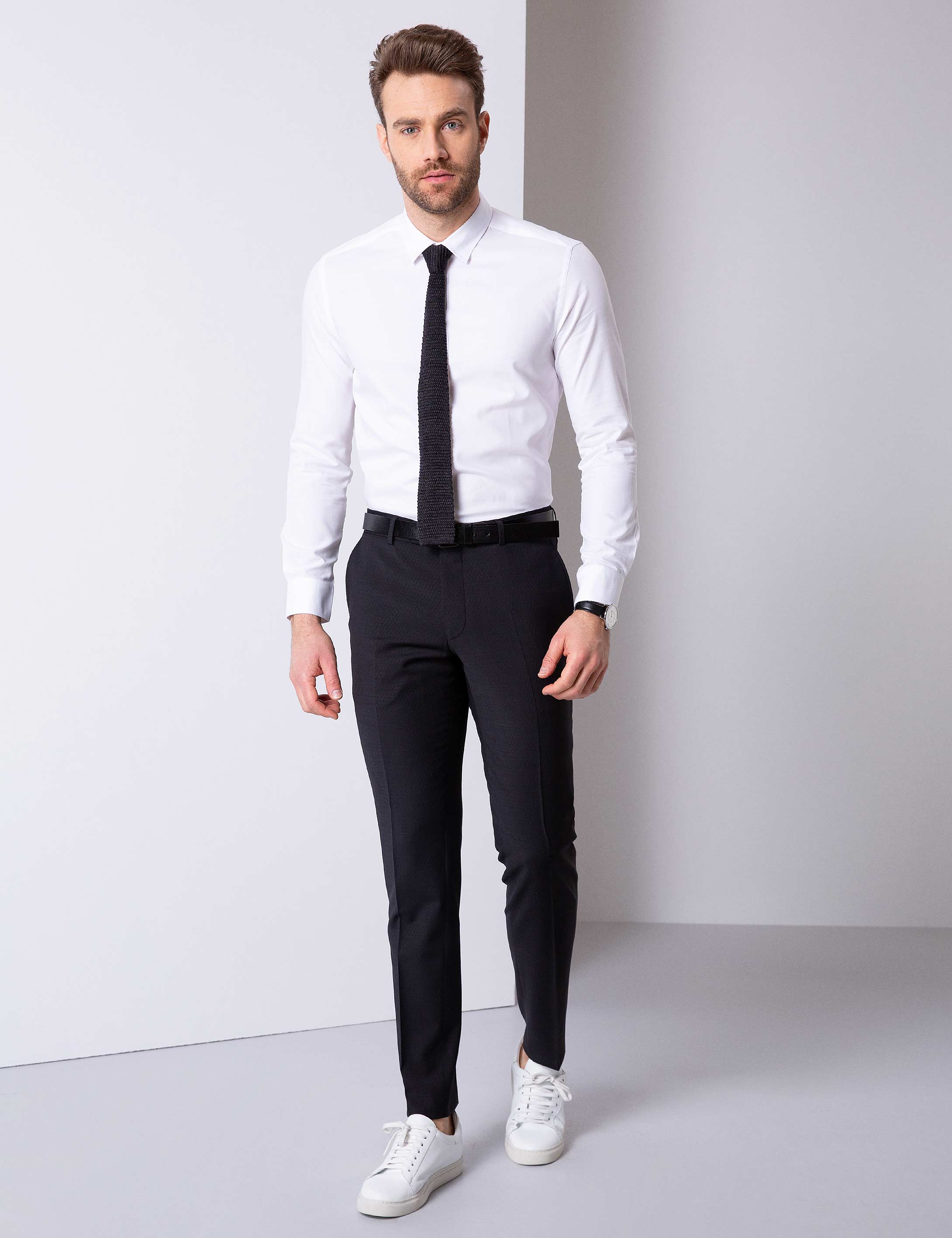 Beyaz Slim Fit Gömlek