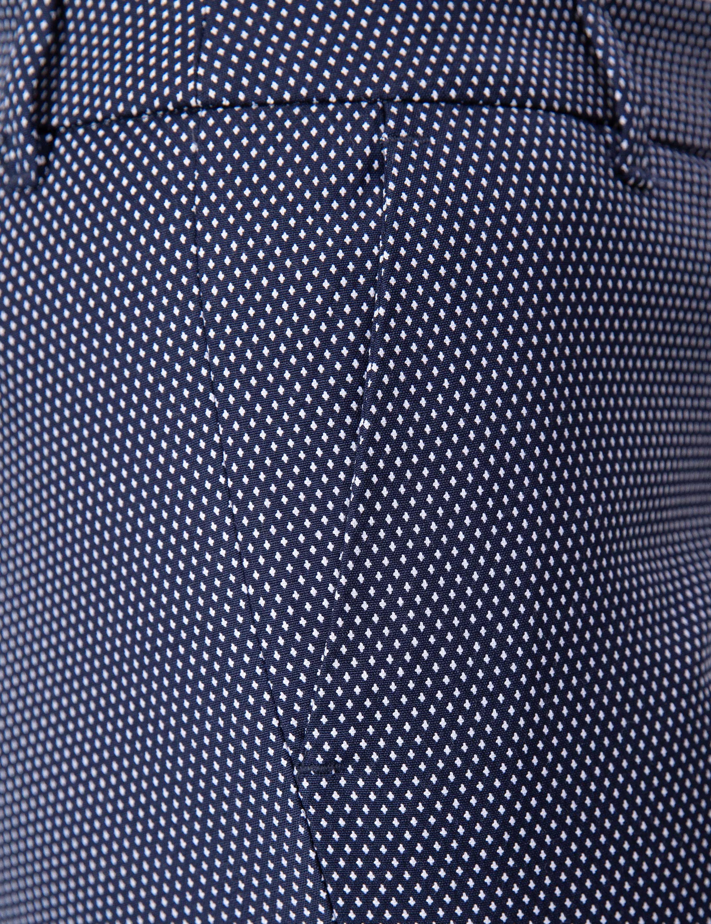 Lacivert Slim Fit Kumaş Pantolon