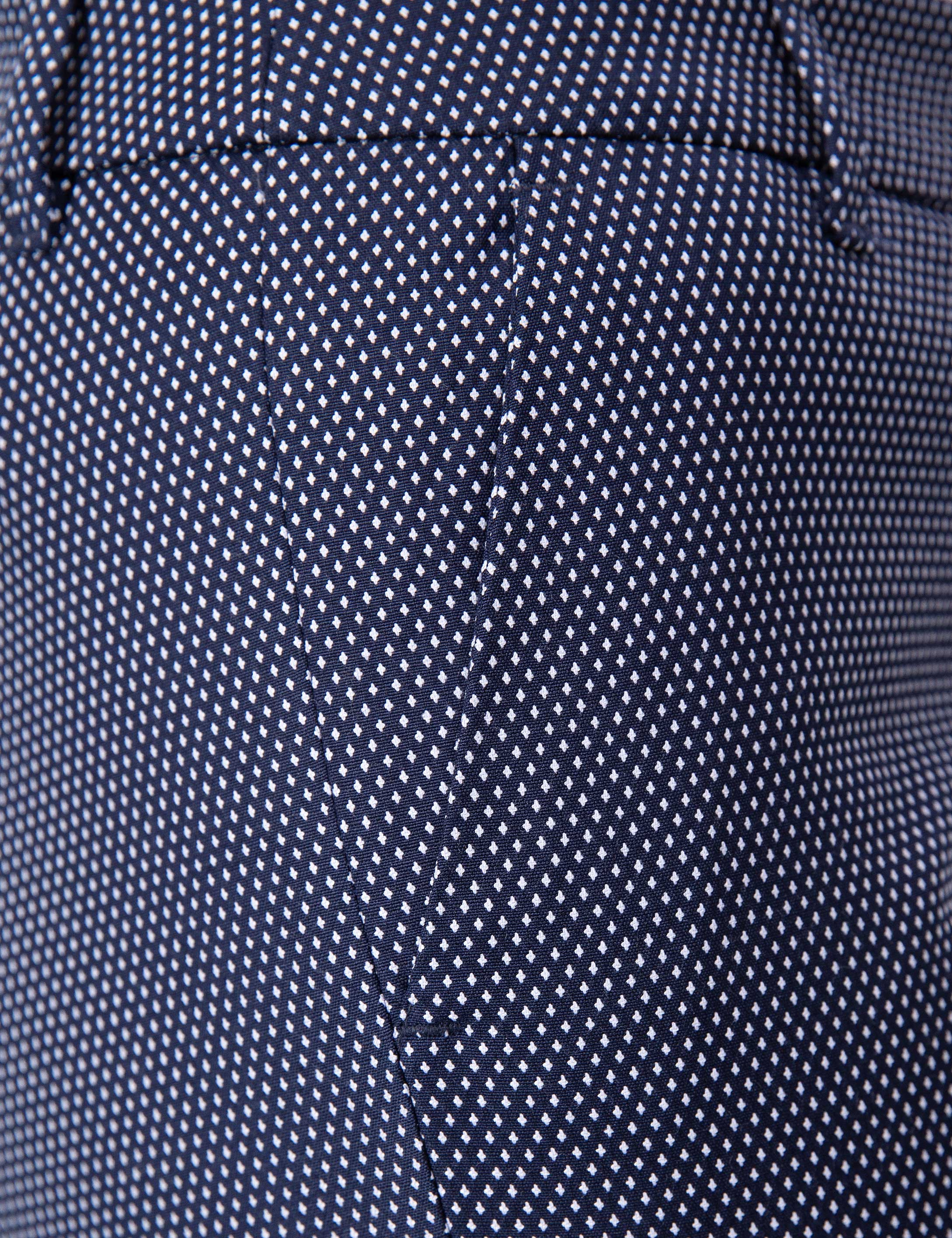 Lacivert Slim Fit Kumaş Pantolon