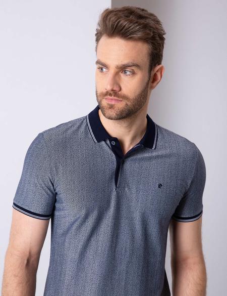 Lacivert Slim Fit Polo Yaka T-Shirt - 50199310027